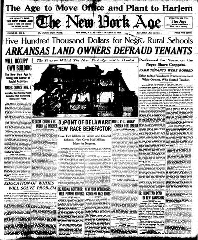 New York Age, Oct 25, 1919