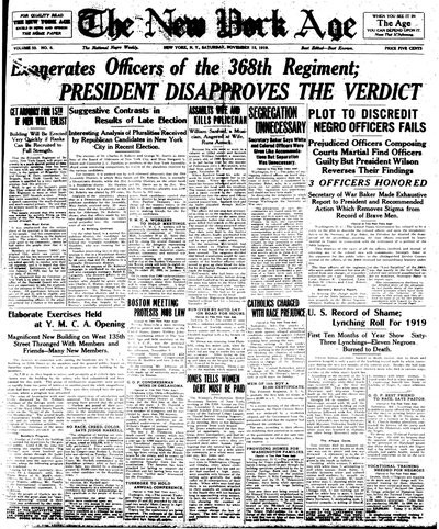 New York Age, Nov 15, 1919
