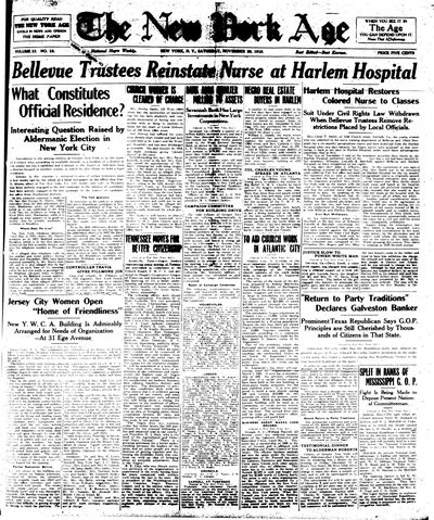 New York Age, Nov 29, 1919