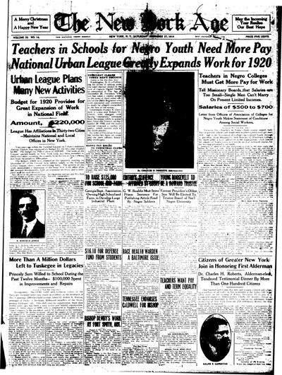 New York Age, Dec 27, 1919
