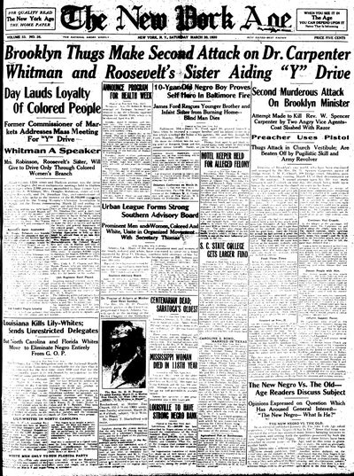 New York Age, Mar 20, 1920