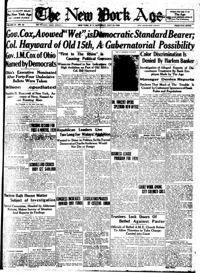 New York Age, Jul 10, 1920