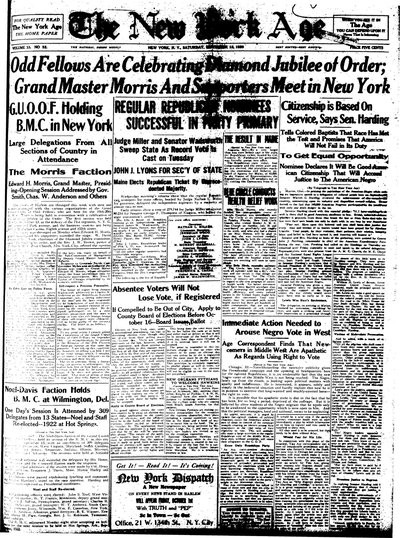 New York Age, Sep 18, 1920