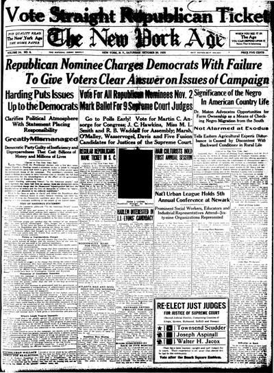 New York Age, Oct 30, 1920