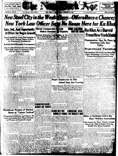 New York Age, Dec 25, 1920