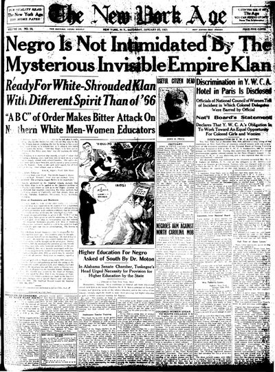 New York Age, Jan 29, 1921