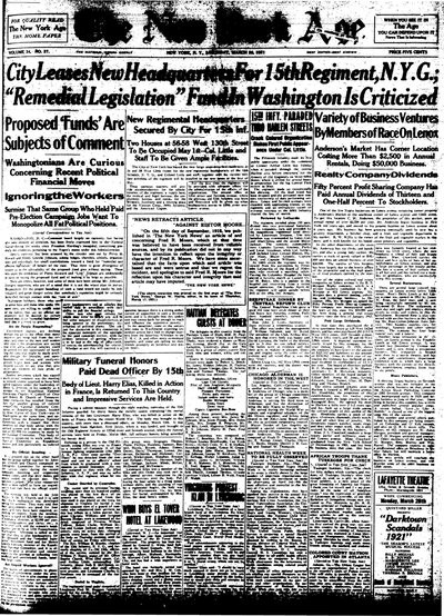 New York Age, Mar 26, 1921