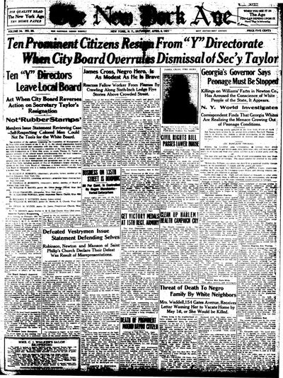 New York Age, Apr 9, 1921