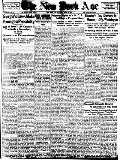 New York Age, Apr 23, 1921