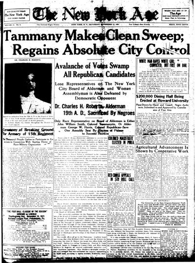 New York Age, Nov 12, 1921
