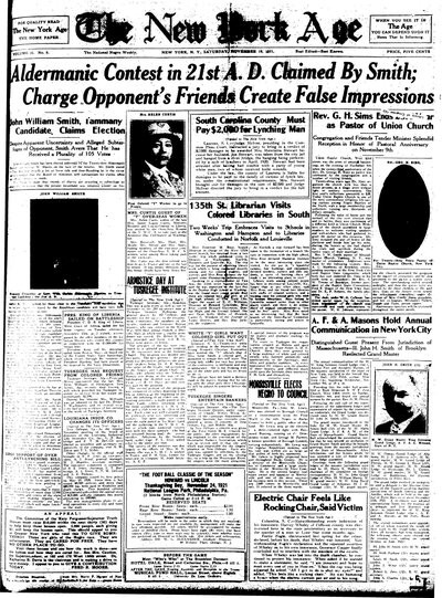 New York Age, Nov 19, 1921