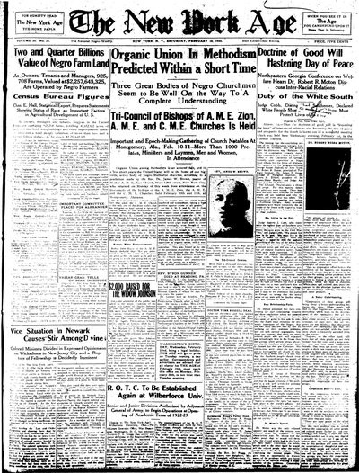 New York Age, Feb 18, 1922