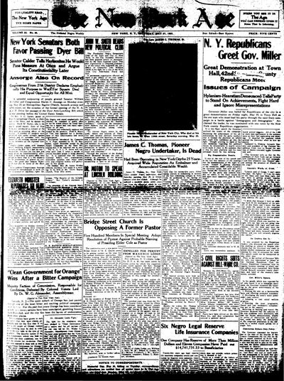 New York Age, May 27, 1922