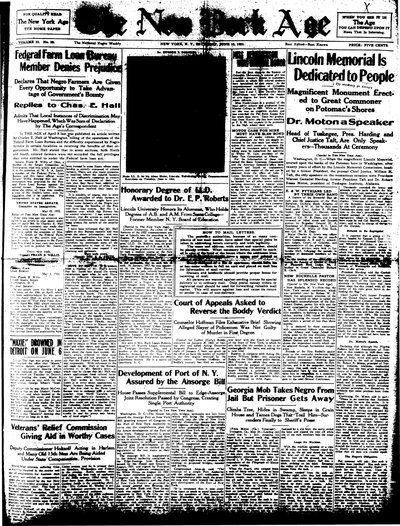 New York Age, Jun 10, 1922