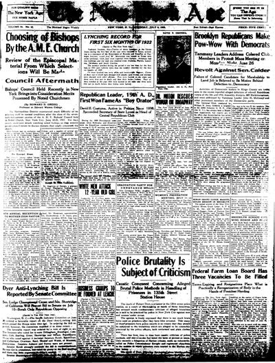 New York Age, Jul 8, 1922