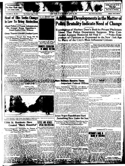 New York Age, Jul 22, 1922