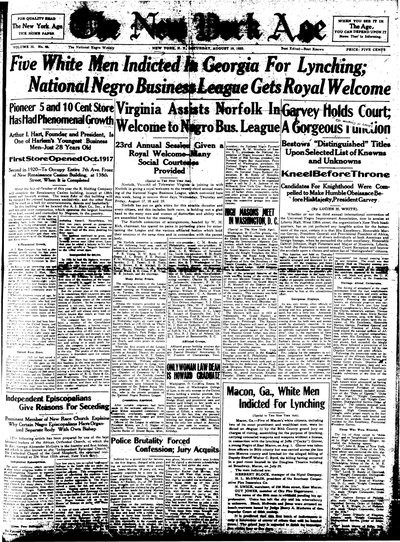 New York Age, Aug 19, 1922