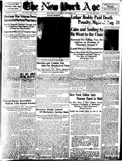 New York Age, Sep 9, 1922