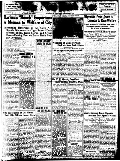 New York Age, Sep 16, 1922