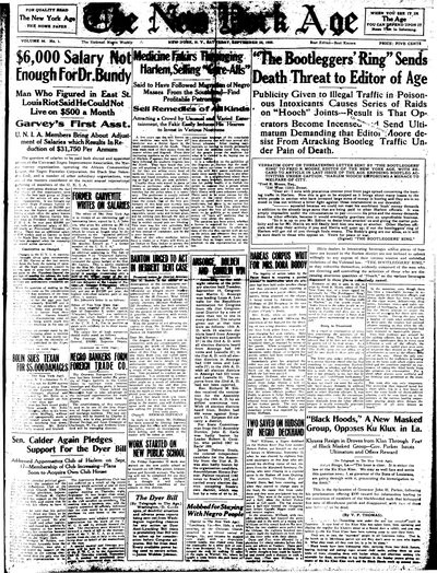 New York Age, Sep 23, 1922