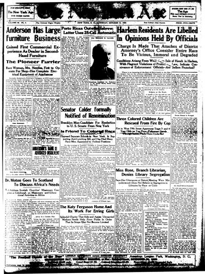New York Age, Oct 14, 1922