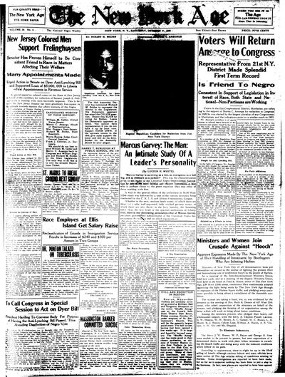 New York Age, Oct 21, 1922