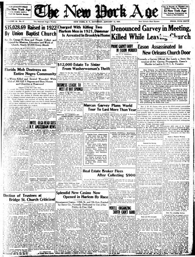 New York Age, Jan 13, 1923