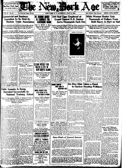 New York Age, Jul 21, 1923
