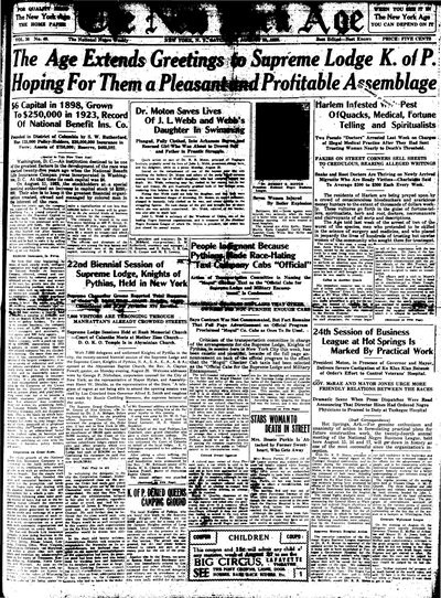 New York Age, Aug 25, 1923