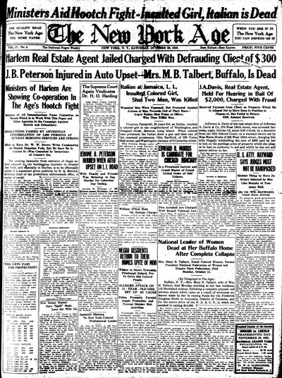 New York Age, Oct 20, 1923