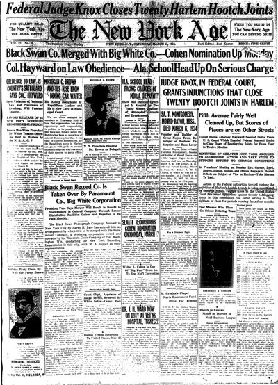 New York Age, Mar 15, 1924