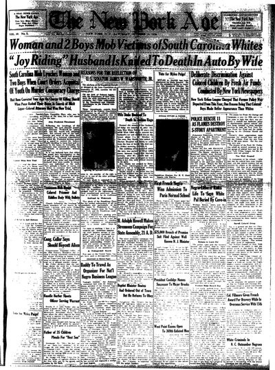 New York Age, Oct 16, 1926