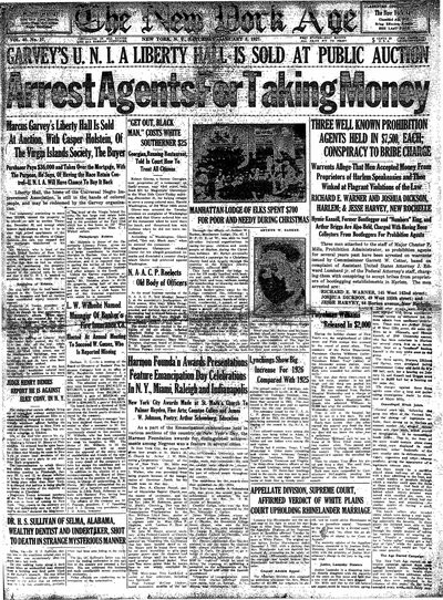 New York Age, Jan 8, 1927