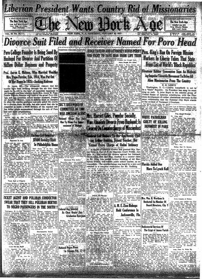 New York Age, Jan 22, 1927