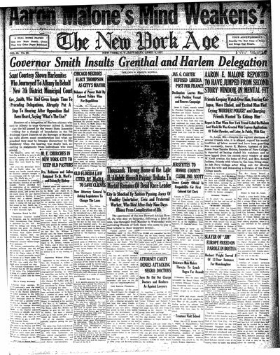 New York Age, Apr 9, 1927