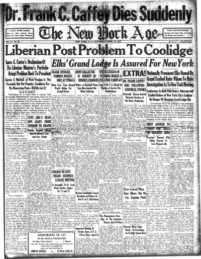 New York Age, Apr 23, 1927