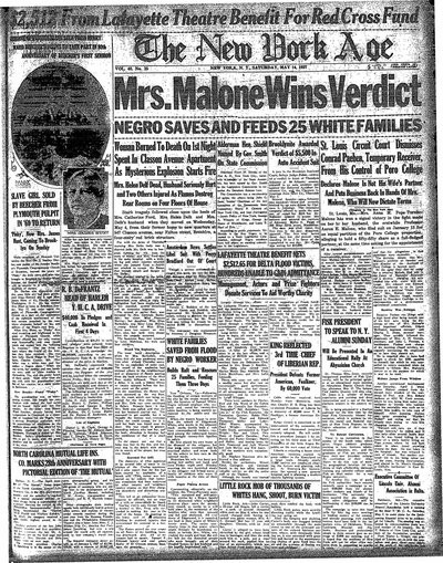 New York Age, May 14, 1927