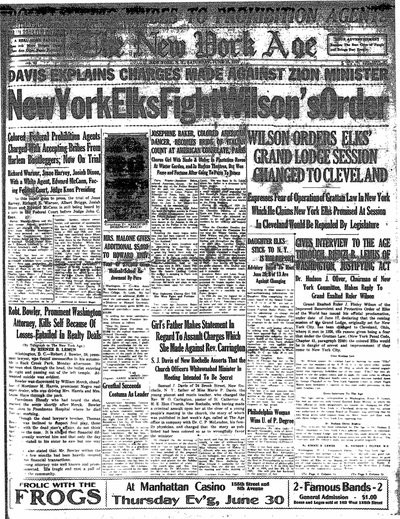 New York Age, Jun 25, 1927