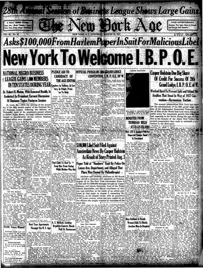 New York Age, Aug 20, 1927