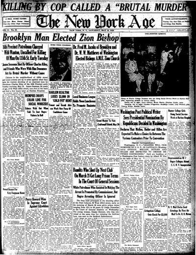New York Age, May 19, 1928