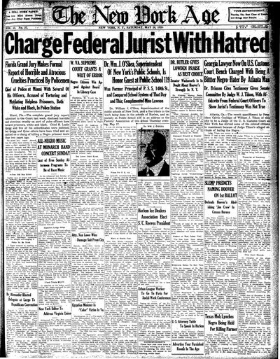 New York Age, May 26, 1928