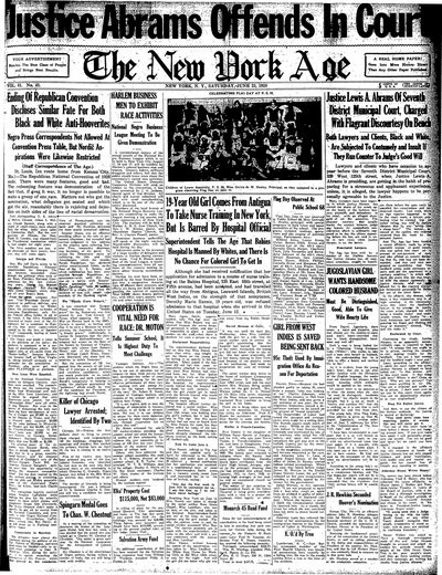 New York Age, Jun 23, 1928