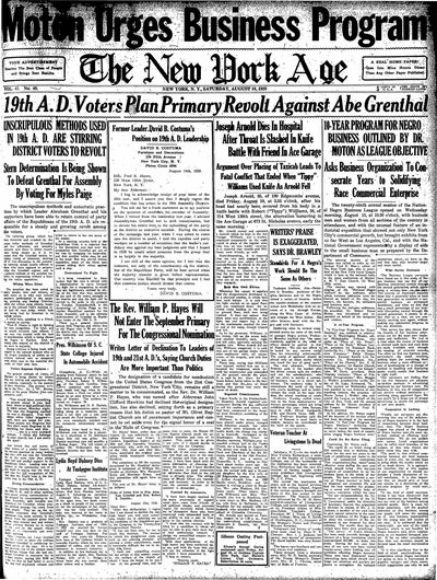 New York Age, Aug 18, 1928
