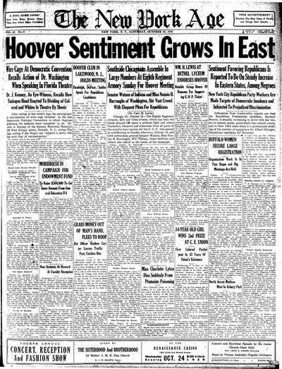 New York Age, Oct 20, 1928