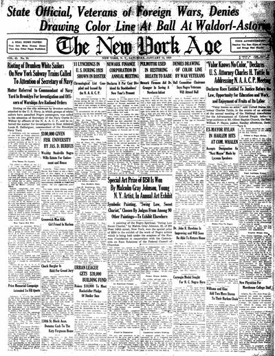 New York Age, Jan 12, 1929