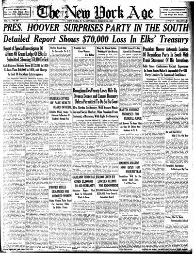 New York Age, Mar 30, 1929