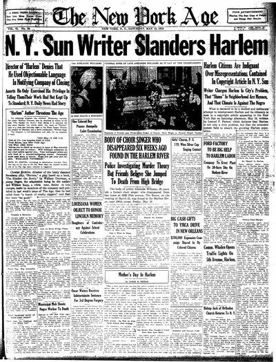 New York Age, May 18, 1929