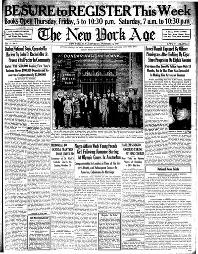 New York Age, Oct 12, 1929