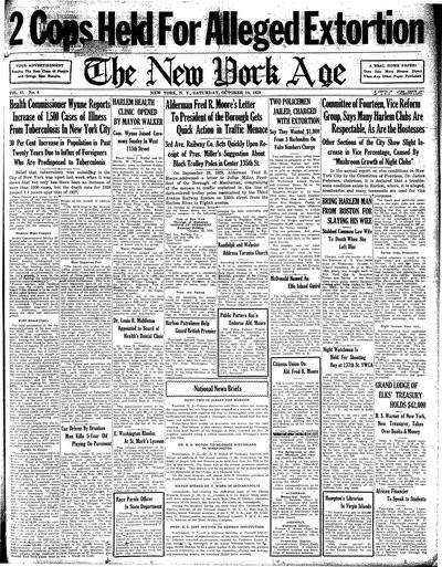 New York Age, Oct 19, 1929