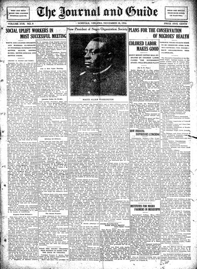 Norfolk Journal and Guide, Nov 18, 1916